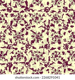 Seamless abstract pattern with floral ornament
