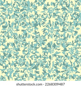 Seamless abstract pattern with floral ornament
