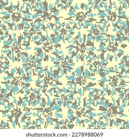 Patrón abstracto sin inconvenientes con adorno floral
