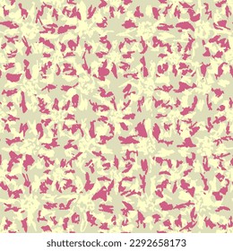 Seamless abstract pattern with floral ornament
