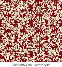 Seamless abstract pattern with floral ornament
