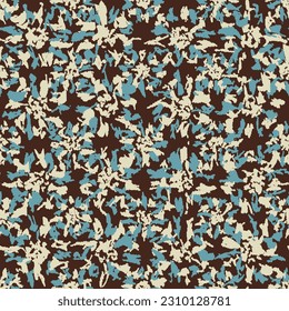 Patrón abstracto sin inconvenientes con adorno floral
