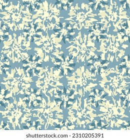 Seamless abstract pattern with floral ornament
