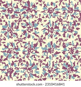 Seamless abstract pattern with floral ornament
