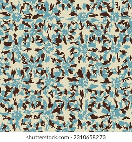 Seamless abstract pattern with floral ornament
