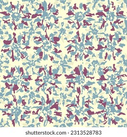 Seamless abstract pattern with floral ornament
