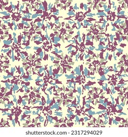 Patrón abstracto sin inconvenientes con adorno floral
