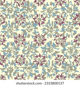 Seamless abstract pattern with floral ornament
