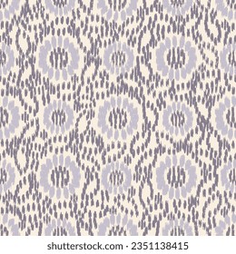 Seamless abstract pattern with floral ornament
