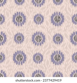 Seamless abstract pattern with floral ornament
