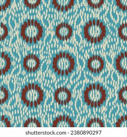 Seamless abstract pattern with floral ornament
