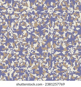 Seamless abstract pattern with floral ornament
