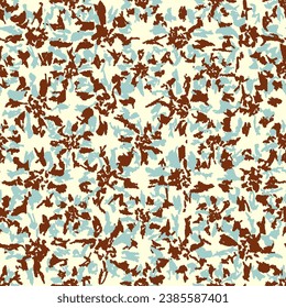 Seamless abstract pattern with floral ornament
