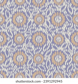 Seamless abstract pattern with floral ornament
