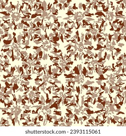 Patrón abstracto sin inconvenientes con adorno floral

