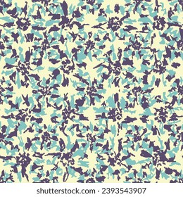 Seamless abstract pattern with floral ornament
