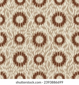 Seamless abstract pattern with floral ornament

