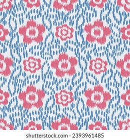 Seamless abstract pattern with floral ornament
