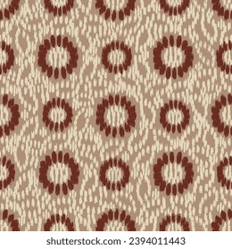Seamless abstract pattern with floral ornament
