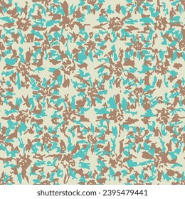 Seamless abstract pattern with floral ornament
