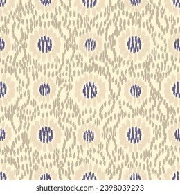 Seamless abstract pattern with floral ornament
