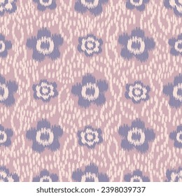 Seamless abstract pattern with floral ornament
