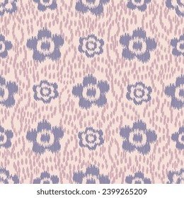 Seamless abstract pattern with floral ornament
