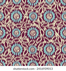 Patrón abstracto sin inconvenientes con adorno floral
