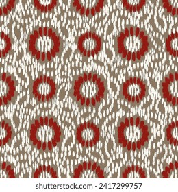 Seamless abstract pattern with floral ornament
