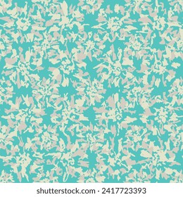 Seamless abstract pattern with floral ornament
