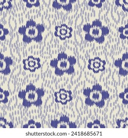 Seamless abstract pattern with floral ornament
