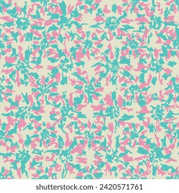 Seamless abstract pattern with floral ornament
