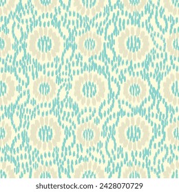 Seamless abstract pattern with floral ornament
