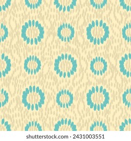 Seamless abstract pattern with floral ornament
