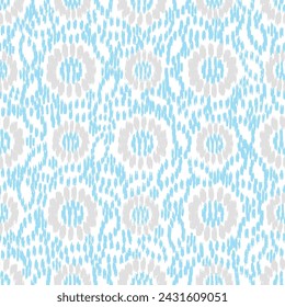 Seamless abstract pattern with floral ornament
