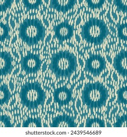 Seamless abstract pattern with floral ornament
