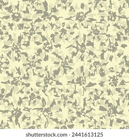 Seamless abstract pattern with floral ornament

