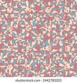 Seamless abstract pattern with floral ornament
