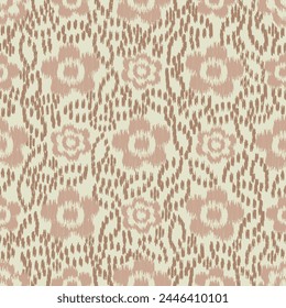 Seamless abstract pattern with floral ornament
