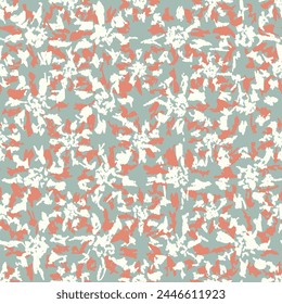 Seamless abstract pattern with floral ornament

