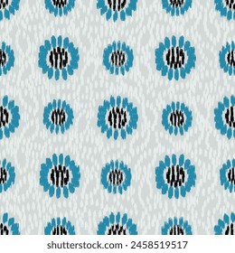 Patrón abstracto sin costura con adorno floral
