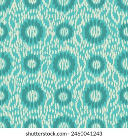 Seamless abstract pattern with floral ornament
