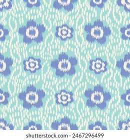 Seamless abstract pattern with floral ornament
