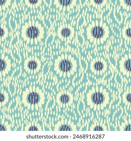 Seamless abstract pattern with floral ornament
