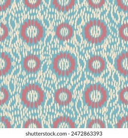 Seamless abstract pattern with floral ornament
