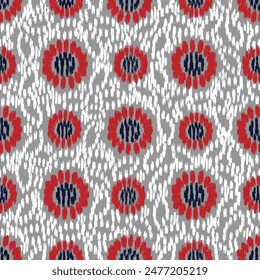 Seamless abstract pattern with floral ornament
