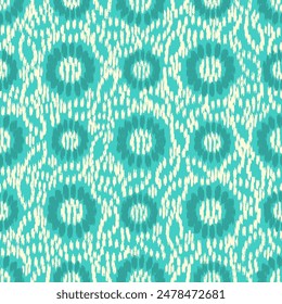 Seamless abstract pattern with floral ornament
