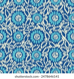 Seamless abstract pattern with floral ornament
