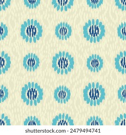 Seamless abstract pattern with floral ornament
