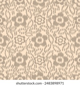Seamless abstract pattern with floral ornament
